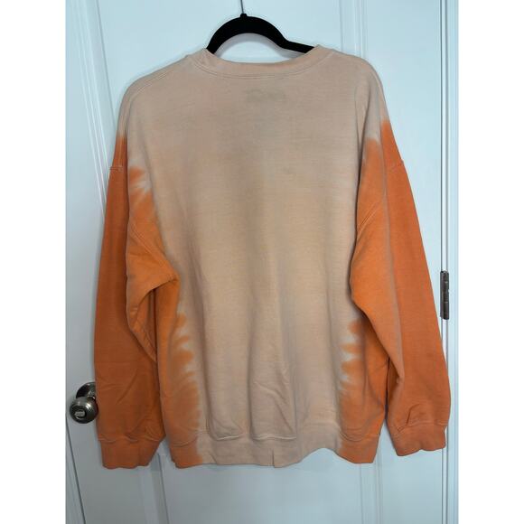 Fanta Orange Logo Crewneck Sweatshirt Tie-Dye Style Unisex Size Medium - Picture 4 of 5